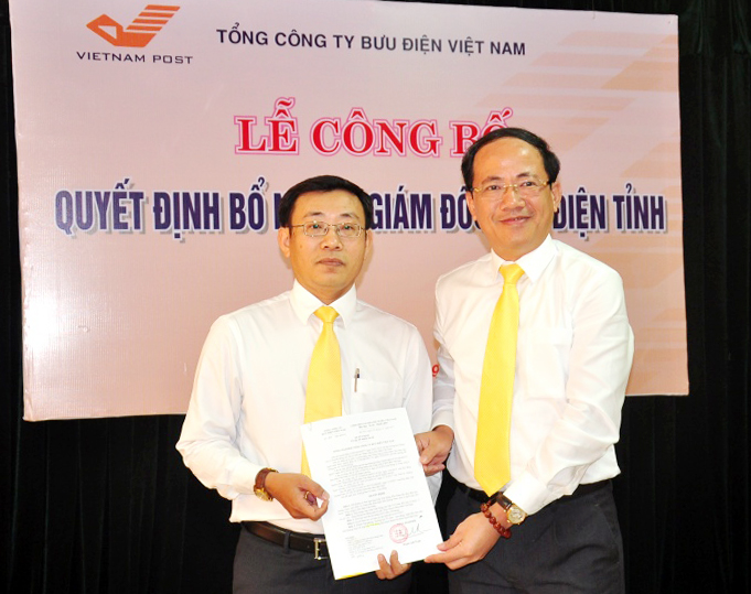Bổ nhiệm Giám đốc Bưu điện tỉnh Quảng Nam