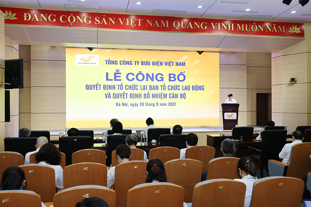 Bưu điện Việt Nam tổ chức lại Ban Tổ chức Lao động
