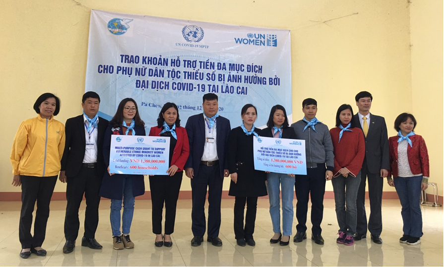 Vietnam Post cooperates to pay UN Women's support for 600 ethnic minority women affected by the Covid-19