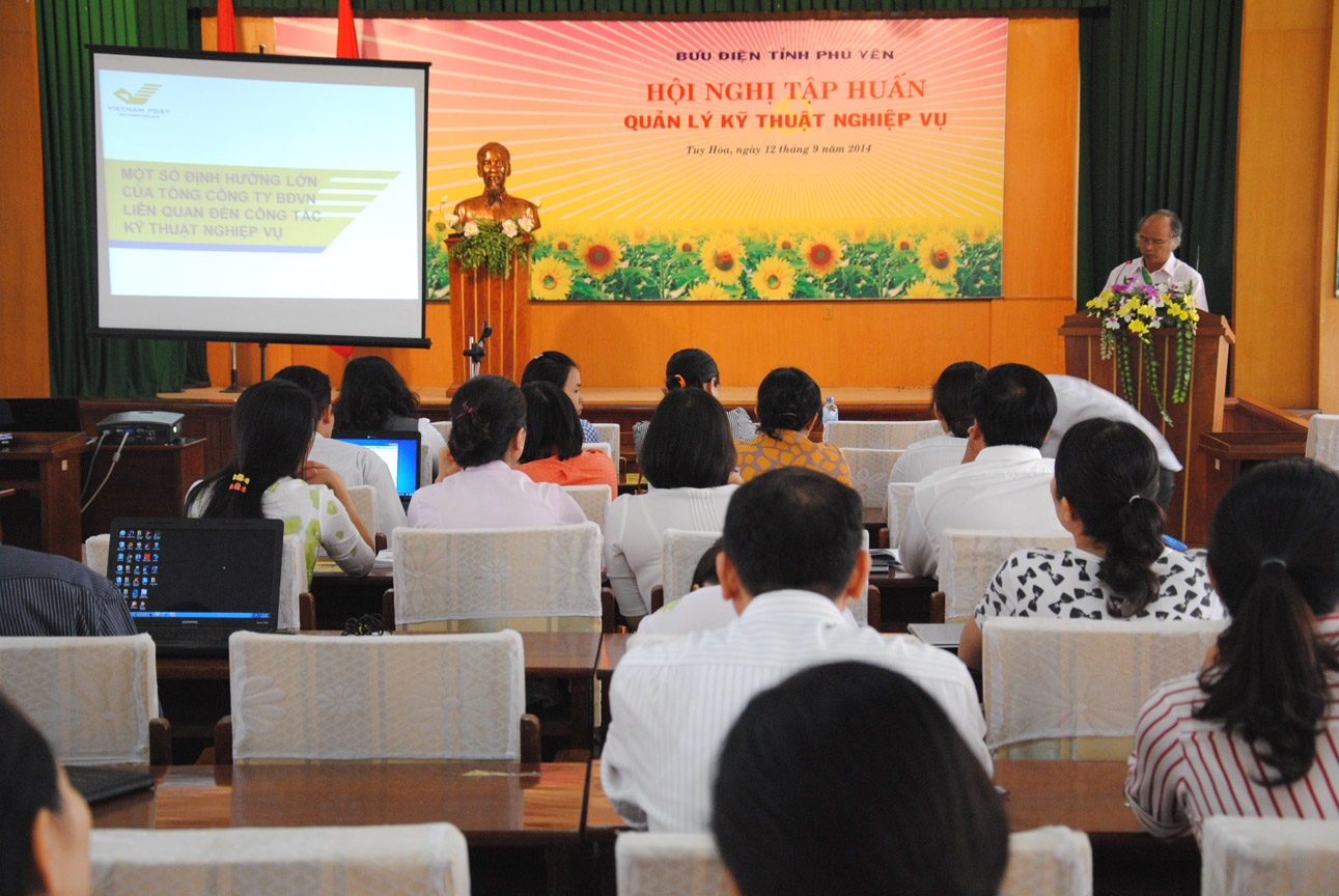 Bưu điện tỉnh Phú Yên tổ chức tập huấn kỹ thuật nghiệp vụ năm 2014