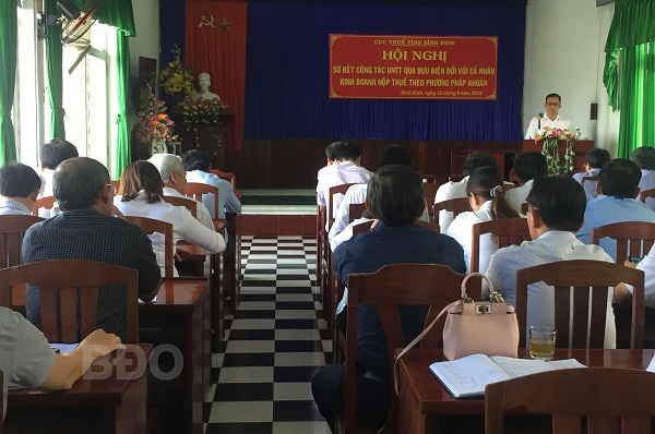 Bình Định: Sơ kết công tác ủy nhiệm thu thuế qua bưu điện