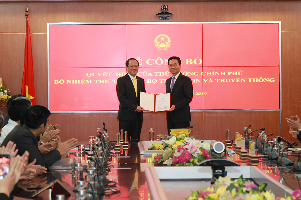 Ông Phạm Anh Tuấn giữ chức Thứ trưởng Bộ Thông tin và Truyền thông 