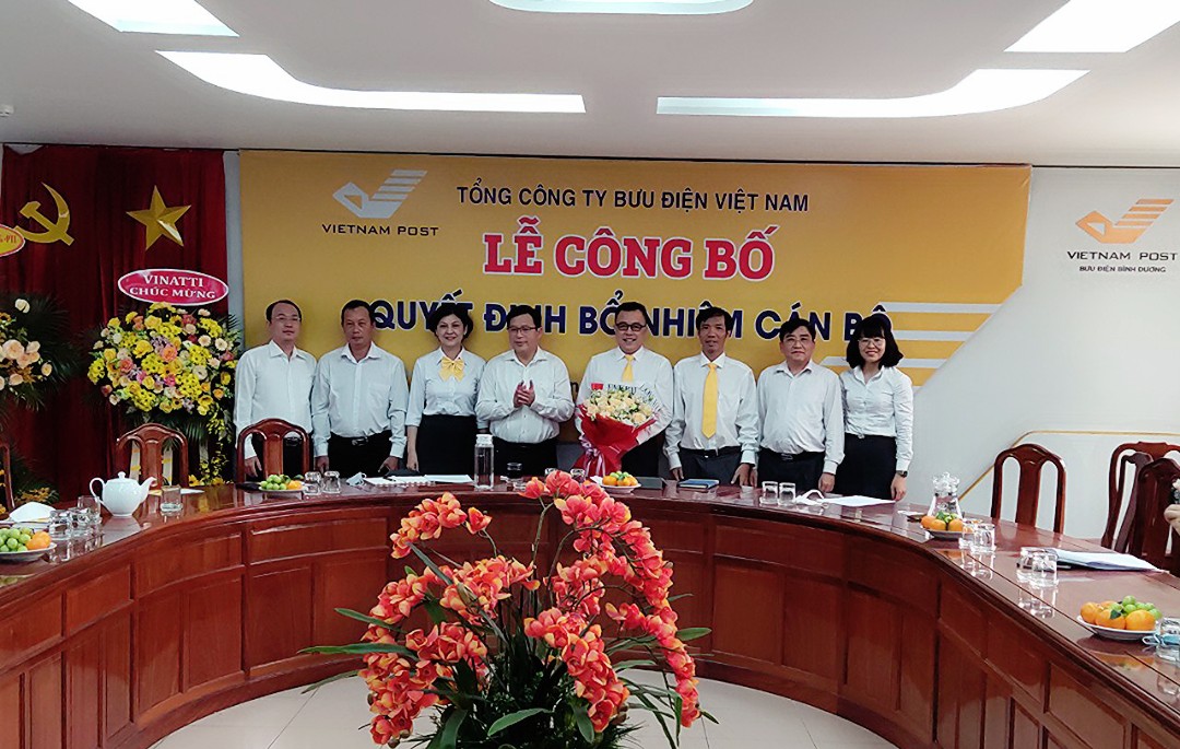 Ông Nguyễn Hữu Thịnh được bổ nhiệm làm Giám đốc Bưu điện tỉnh Bình Dương