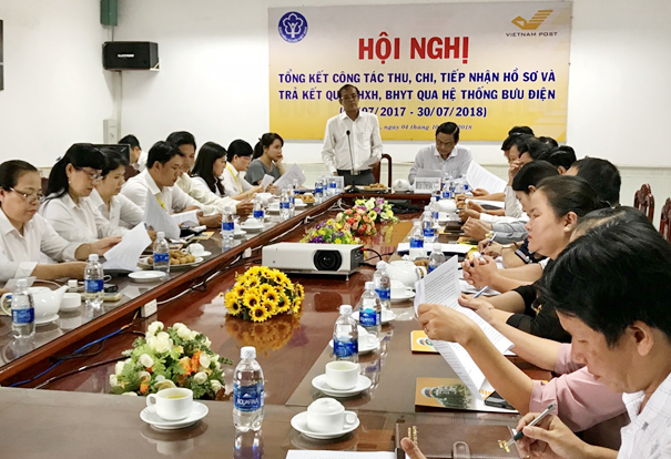 Tổng kết công tác thu, chi, tiếp nhận hồ sơ và trả kết quả BHXH, BHYT qua hệ thống Bưu điện tại Bạc Liêu