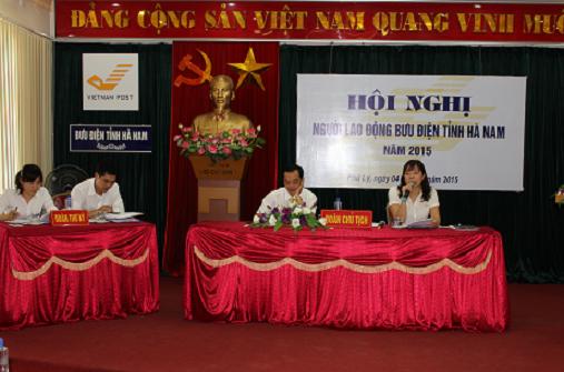 Bưu điện tỉnh Hà Nam tổ chức Hội nghị Người lao động năm 2015