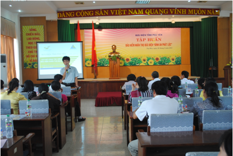 Bưu Điện tỉnh Phú Yên tập huấn dịch vụ Bảo hiểm nhân thọ Bưu Điện