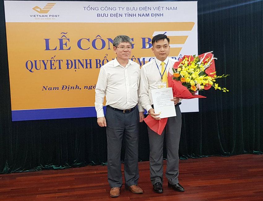 Bổ nhiệm Phó giám đốc Bưu điện tỉnh Nam Định