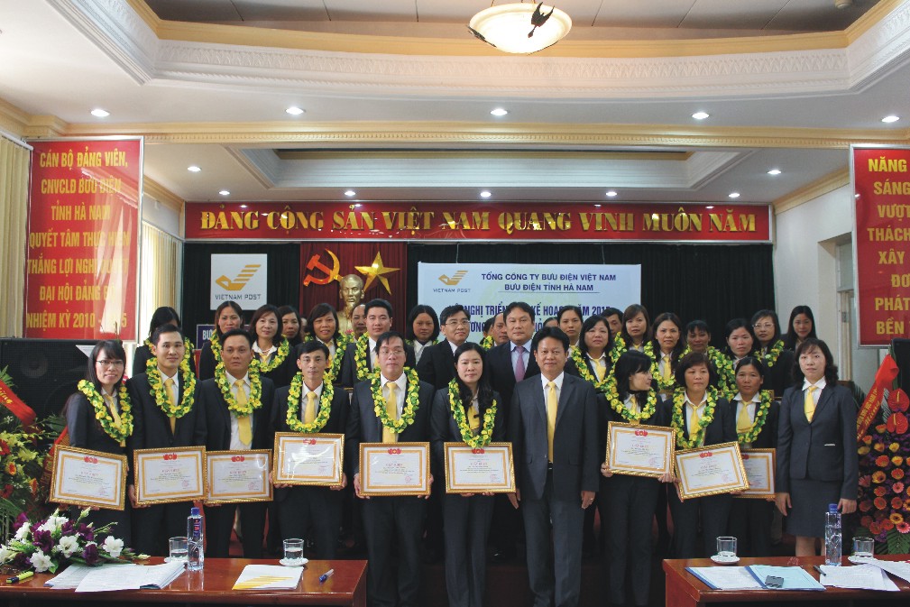 Bưu điện tỉnh Hà Nam biểu dương Lao động giỏi - Lao động sáng tạo giai đoạn 2010-2014