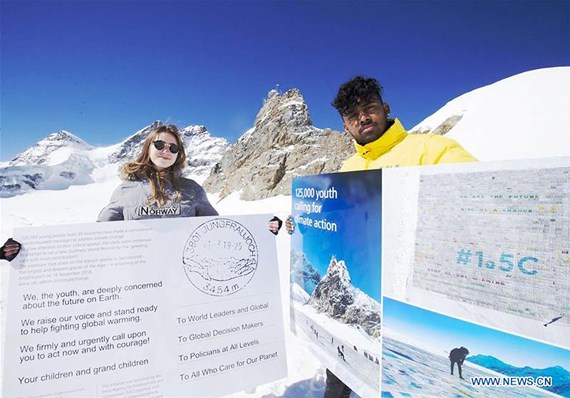 Bưu thiếp kêu gọi chống biến đổi khí hậu