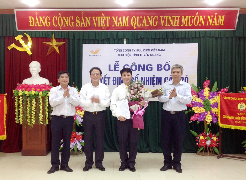 Bổ nhiệm Giám đốc Bưu điện tỉnh Tuyên Quang