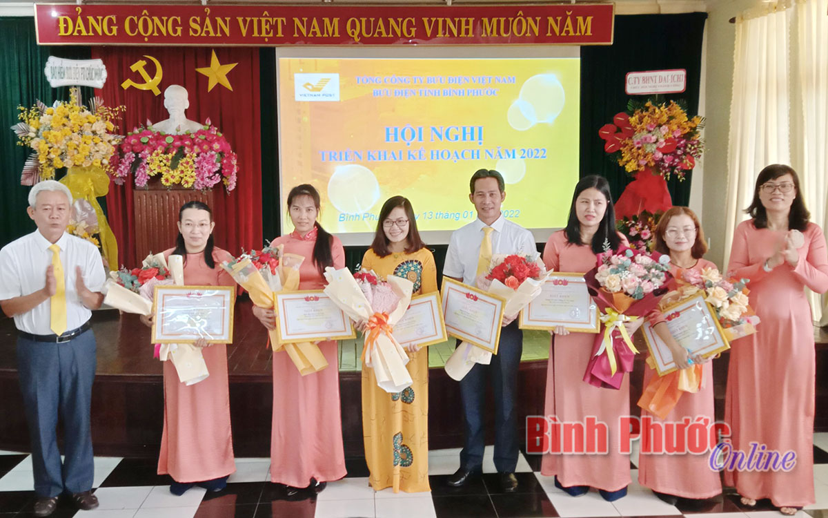 Bưu điện tỉnh Bình Phước hoàn thành tốt mục tiêu kép
