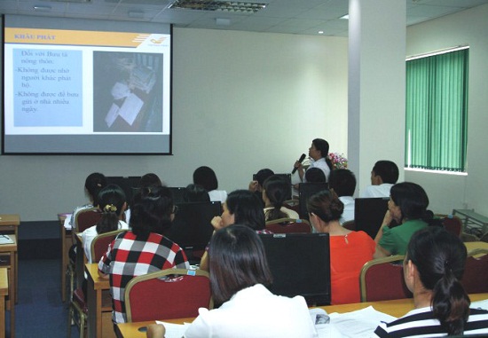 Bưu điện tỉnh Hà Nam đào tạo nghiệp vụ bưu chính chuyển phát 