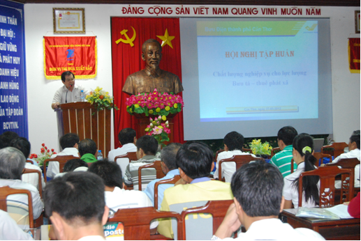 Bưu Điện TP Cần Thơ:  Nâng cao chất lượng nghiệp vụ cho lực lượng Bưu tá – Thuê phát xã