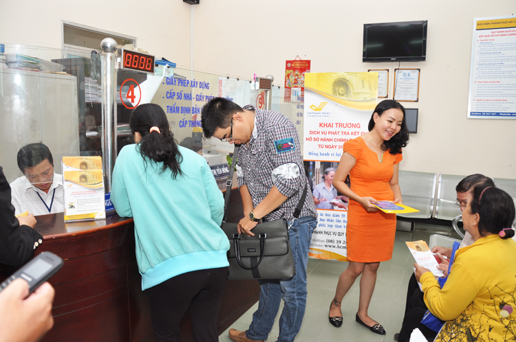 Bưu điện TP. Hồ Chí Minh: Triển khai dịch vụ phát trả kết quả hồ sơ đến địa chỉ tại huyện Nhà Bè
