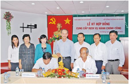 Bưu Điện tỉnh An Giang triển khai cung cấp dịch vụ hành chính công