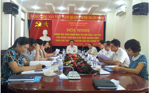 Bưu Điện tỉnh Quảng Ninh tổ chức hội nghị đánh giá tình hình mua và đọc báo, tạp chí của Đảng