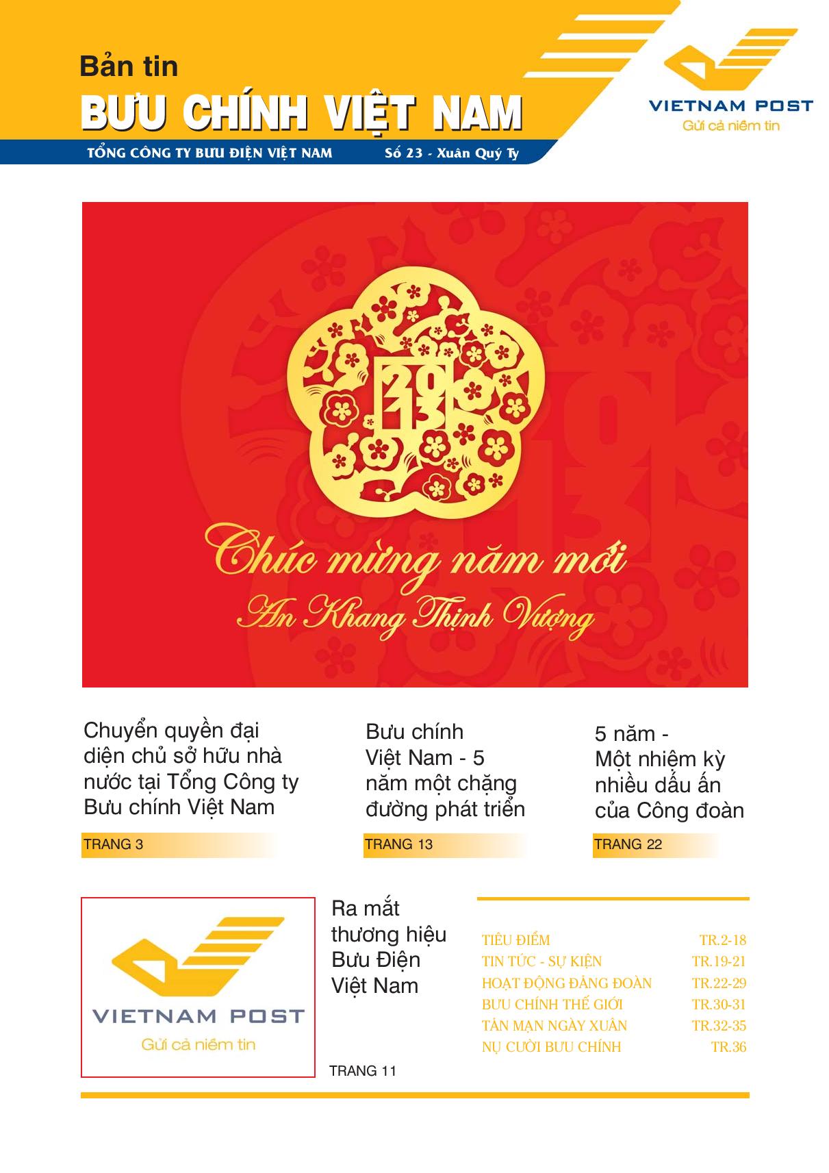 Bản tin bưu chính số 23