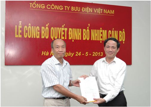 Bổ nhiệm Phó trưởng Ban Tem Bưu chính