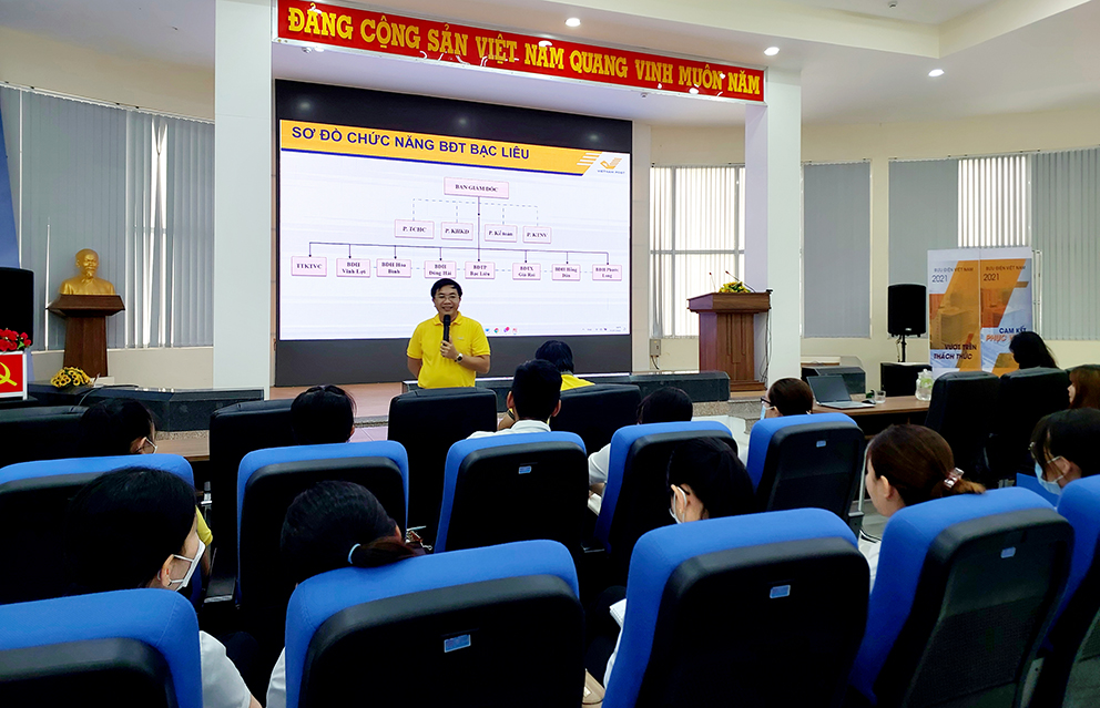 Bưu điện tỉnh Bạc Liêu tổ chức đào tạo nhân viên mới năm 2022
