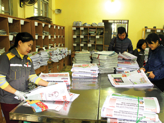 Bưu điện TP Hải Phòng nâng cao chất lượng dịch vụ phát hành báo chí và bưu chính