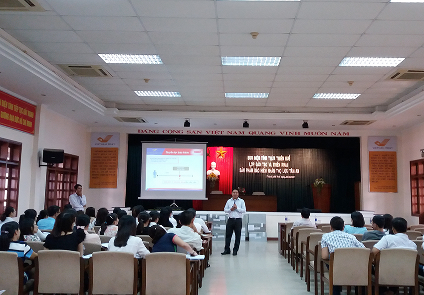 Bưu điện tỉnh Thừa Thiên Huế phối hợp tổ chức lớp Tập huấn sản phẩm mới Lộc Tâm An