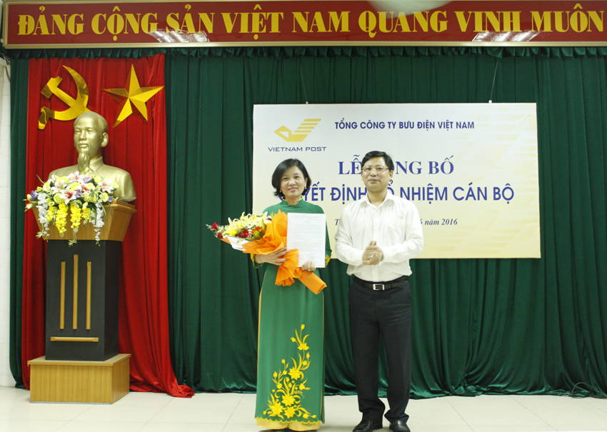 Bổ nhiệm cán bộ Bưu điện tỉnh Nghệ An