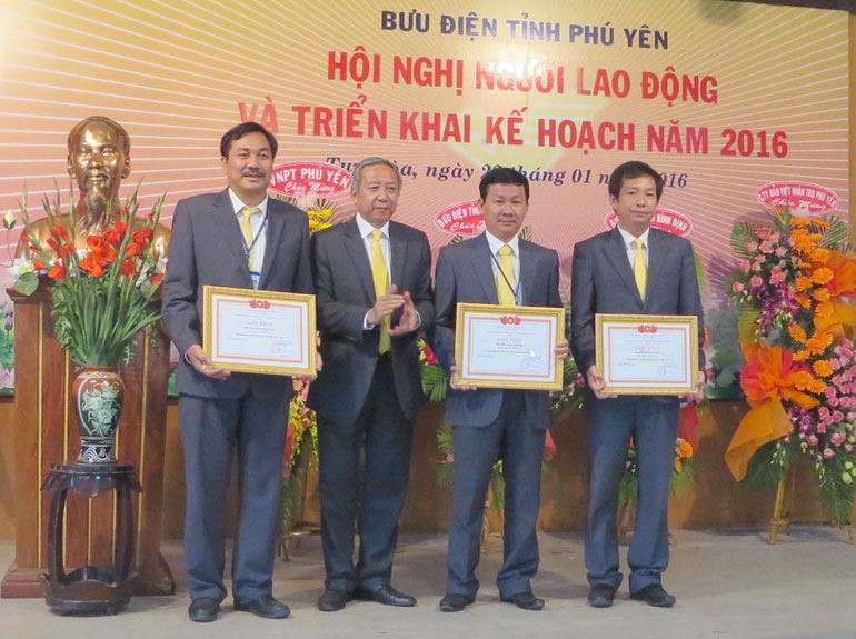 Bưu điện tỉnh Phú Yên tổ chức Hội nghị Người lao động và Triển khai kế hoạch năm 2016