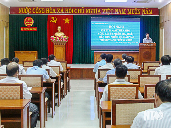 Ninh Thuận: Thu hơn 56,8 tỷ đồng thông qua ủy nhiệm thu thuế