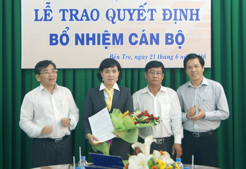 Bổ nhiệm Phó giám đốc Bưu điện tỉnh Bến Tre