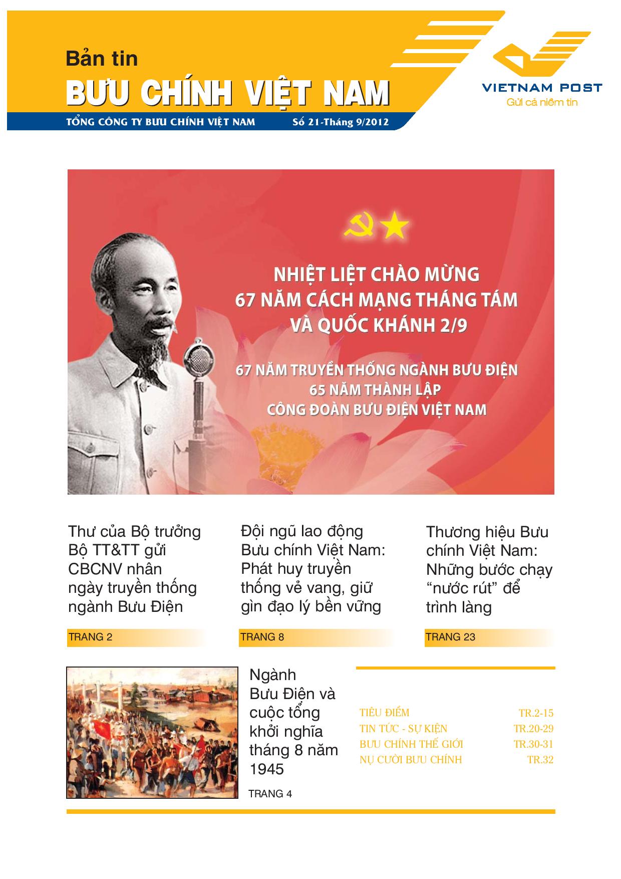 Bản tin bưu chính số 21