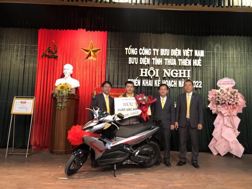 Bưu điện tỉnh Thừa Thiên Huế vượt chỉ tiêu kế hoạch năm 2021