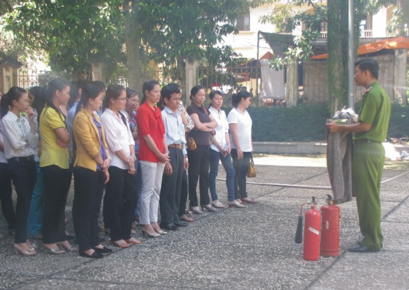 Bưu điện tỉnh Bình Phước tổ chức huấn luyện nghiệp vụ ATVSLĐ - PCCN