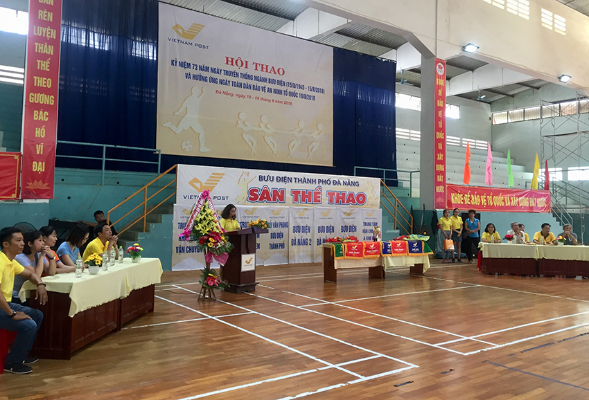 Bưu điện TP Đà Nẵng tổ chức Hội thao kỷ niệm 73 năm ngành truyền thống ngành Bưu điện