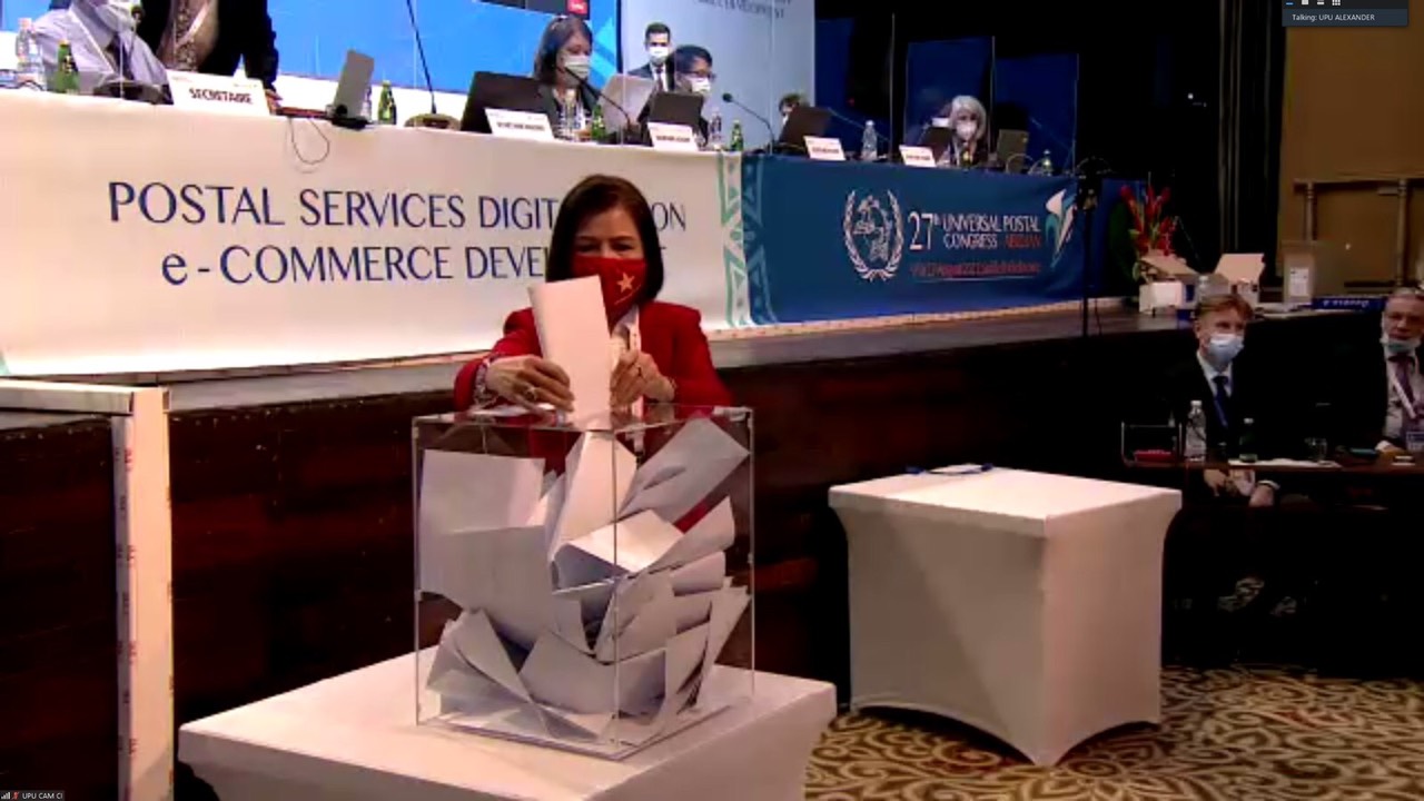 Vietnam elected as a member of the Postal Operations Council of the UPU for the 2022-2025 term