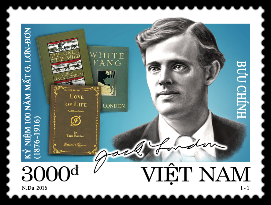 Bộ tem “Kỷ niệm 100 năm mất G. Lơn Đơn (1876-1916)” 