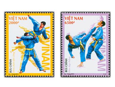 Phát hành bộ tem Bưu chính: “Võ dân tộc”