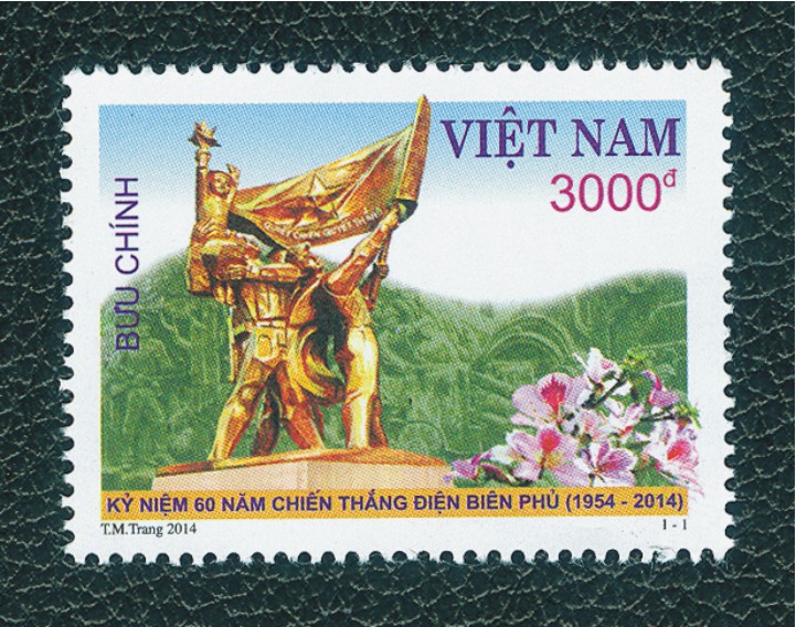 Phát hành đặc biệt bộ tem "Kỷ niệm 60 năm chiến thắng Điện Biên Phủ (1954 – 2014)