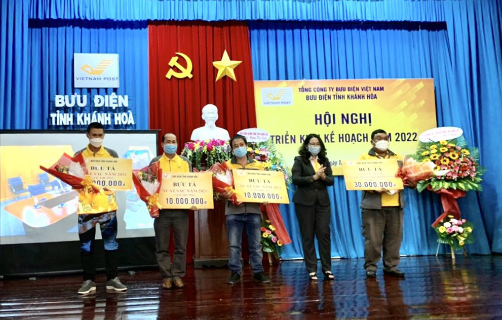 Bưu điện tỉnh Khánh Hòa hoàn thành vượt mức các chỉ tiêu kế hoạch năm 2021