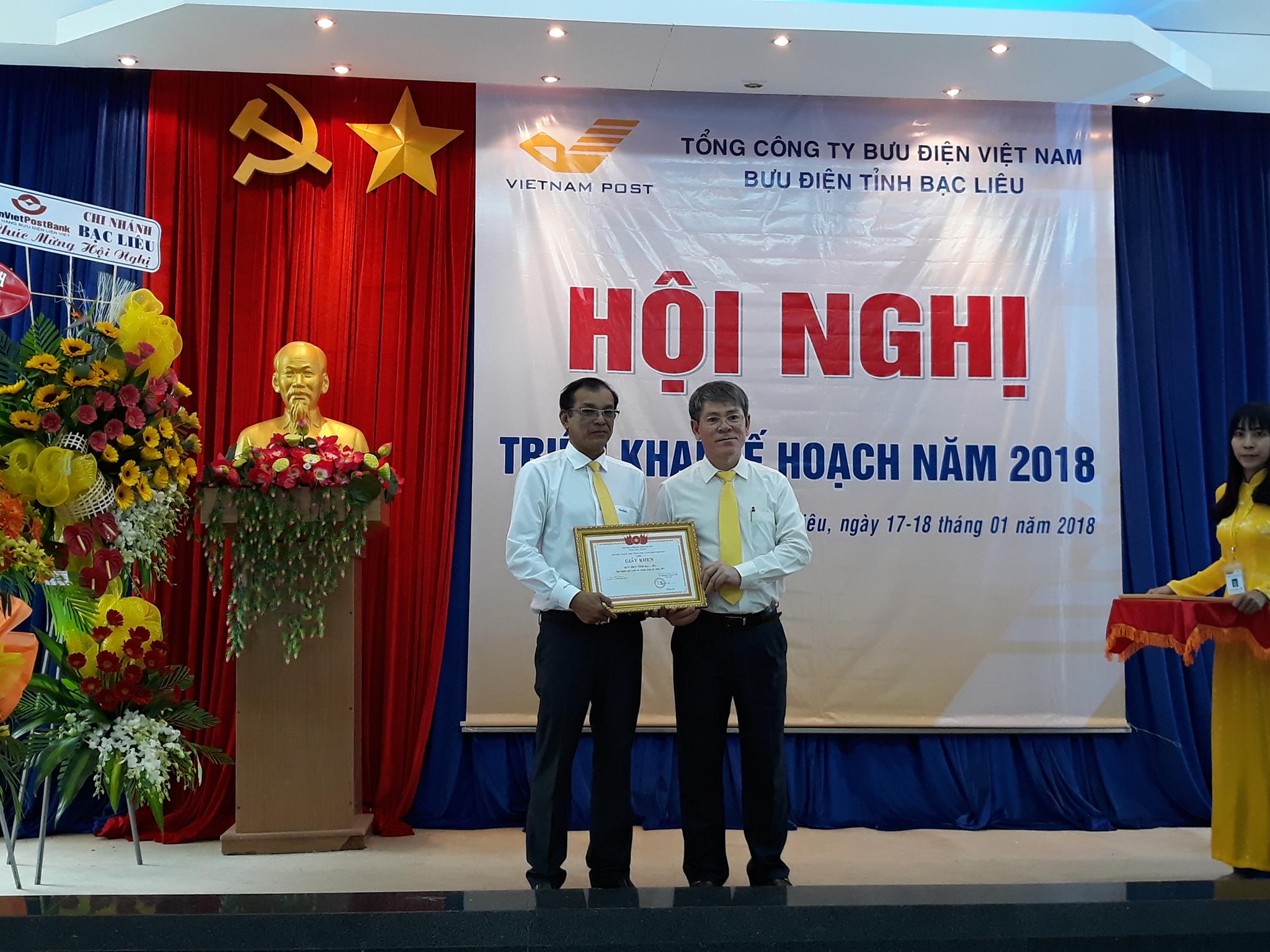 Bưu điện tỉnh Bạc Liêu triển khai nhiệm vụ năm 2018