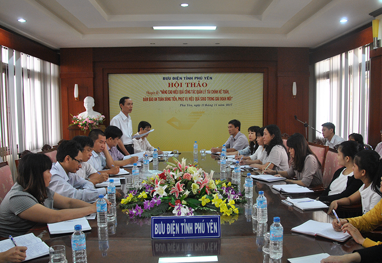 Bưu điện tỉnh Phú Yên tổ chức hội nghị chuyên đề về công tác tài chính kế toán