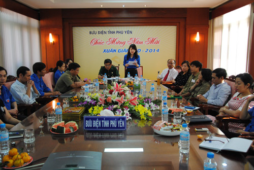 Bưu điện tỉnh Phú Yên: tăng cường vai trò của Hội cựu chiến binh và Đoàn Thanh niên trong năm kế hoạch 2014
