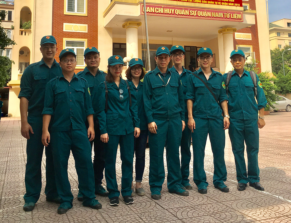 Đội tự vệ Khối cơ quan Tổng công ty tham gia Hội thao Quốc phòng lực lượng Dân quân tự vệ năm 2018