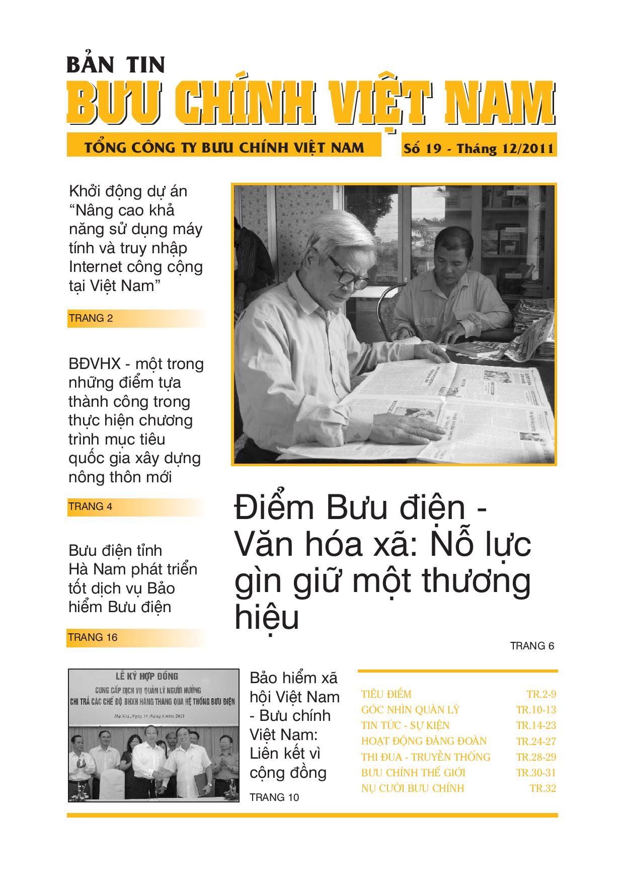 Bản tin bưu chính số 19