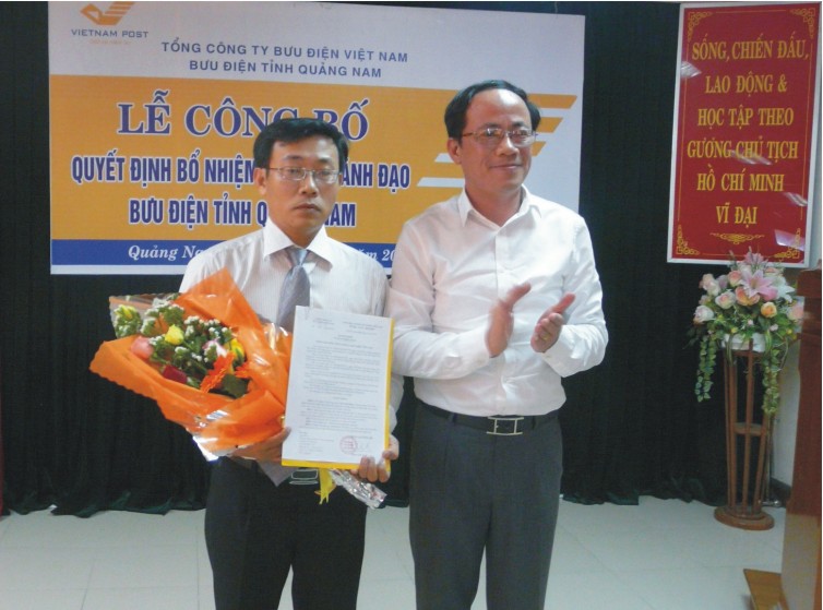 Bổ nhiệm Phó Giám đốc Bưu điện tỉnh Quảng Nam