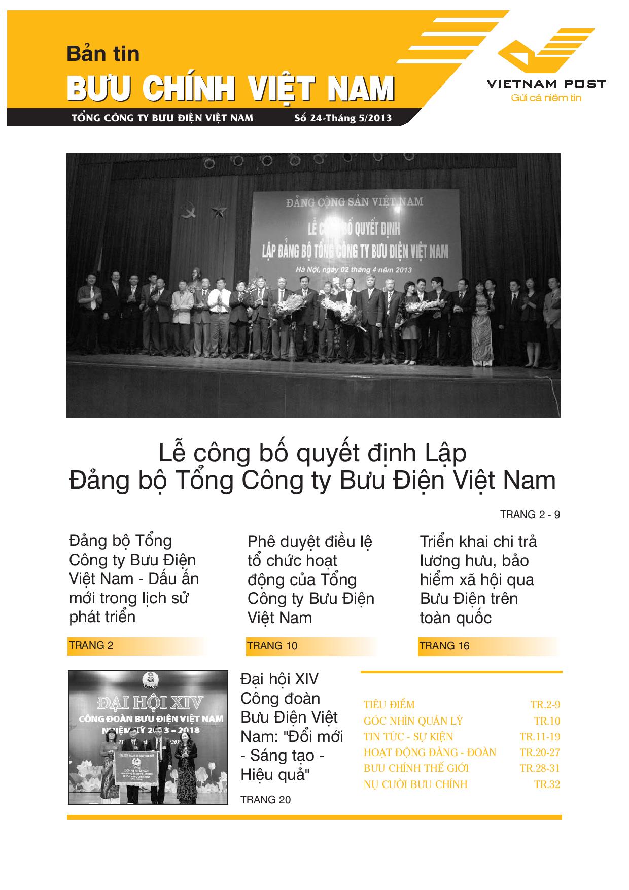 Bản tin bưu chính số 24
