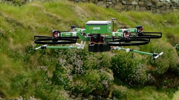 An Post chuyển phát bưu kiện bằng máy bay không người lái từ Mayo đến đảo Clare của Ireland
