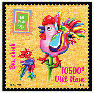 Phát hành bộ tem “Tết Đinh Dậu” 