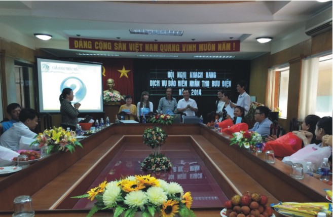 Bưu điện tỉnh Kiên Giang tổ chức hội nghị khách hàng Bảo hiểm nhân thọ Bưu điện