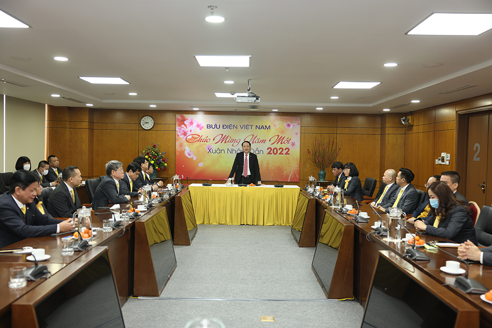 Thứ trưởng Phạm Anh Tuấn gặp mặt đầu Xuân, giao nhiệm vụ cho cán bộ công nhân viên Bưu điện Việt Nam