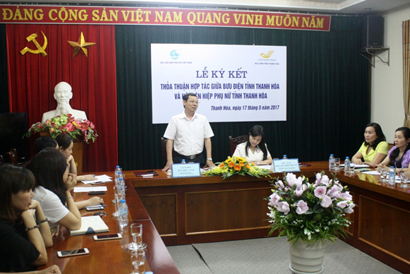 Bưu điện tỉnh và Hội liên hiệp phụ nữ tỉnh Thanh Hóa ký thỏa thuận hợp tác